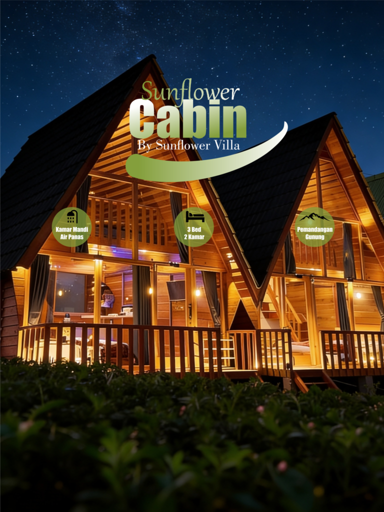 Rekomendasi Penginapan Nyaman di Dieng​, Sunflower Villa Dieng